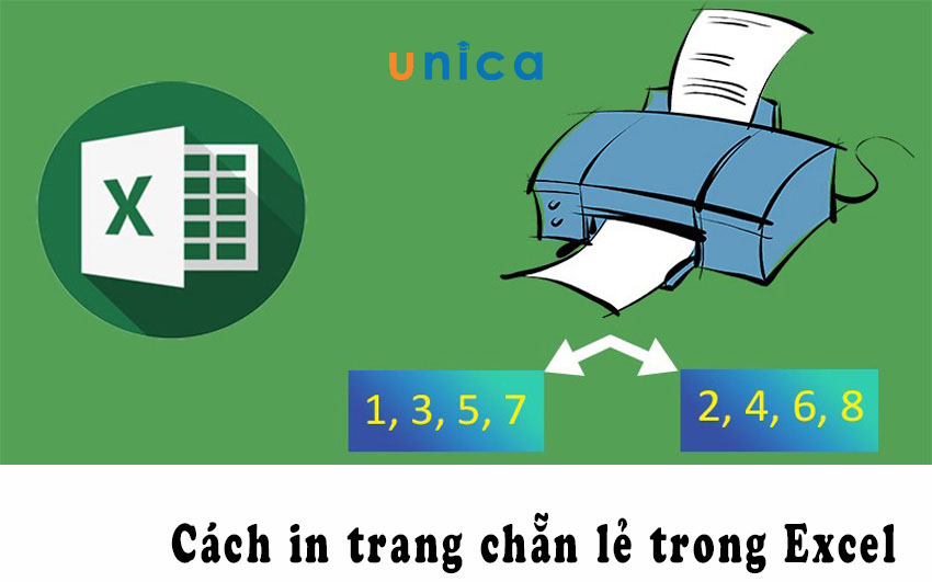 Cách in trang chẵn lẻ trong Excel thao tác nhanh chóng 