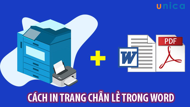 Hướng dẫn cách in trang chẵn lẻ trong Word, PDF