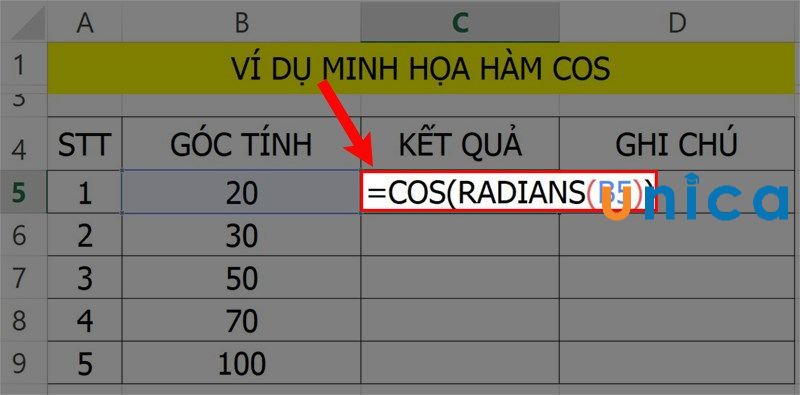 Ham-Cos-trong-Excel
