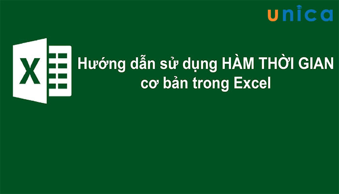 Cú pháp và cách sử dụng của các hàm thời gian trong Excel