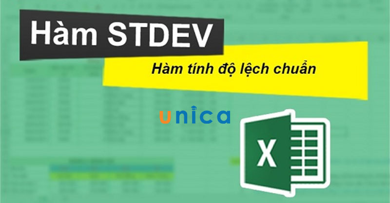 Cách tính độ lệch chuẩn trong Excel đúng chuẩn