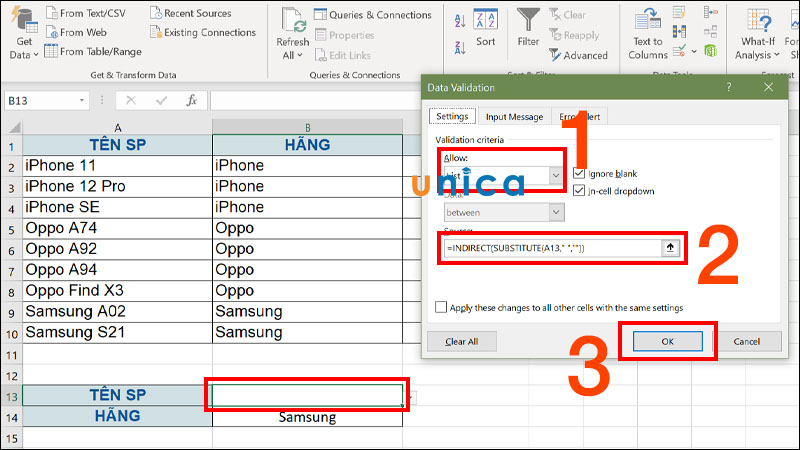 cach-tao-danh-sach-tha-xuong-trong-excel-7