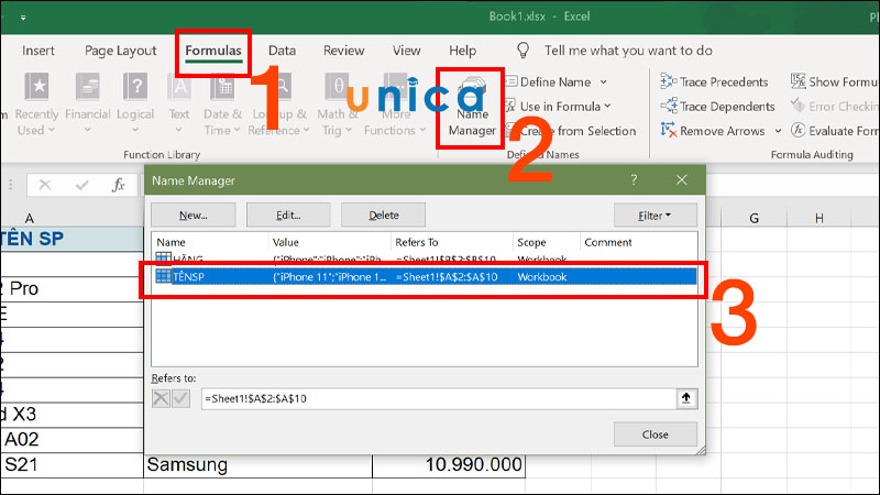cach-tao-danh-sach-tha-xuong-trong-excel-8