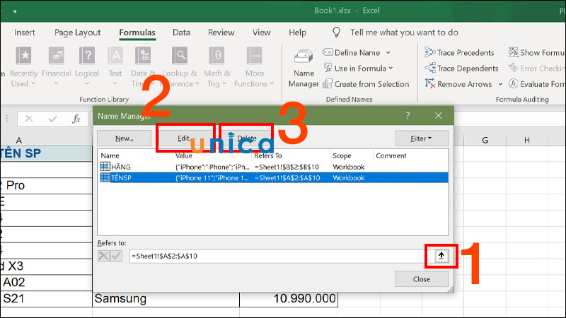 cach-tao-danh-sach-tha-xuong-trong-excel-9