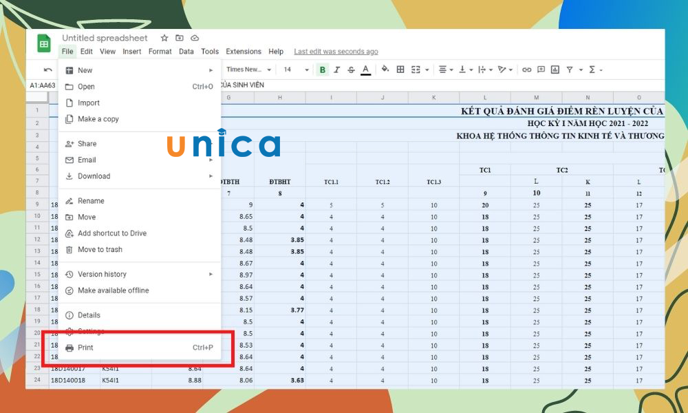 Cach-in-File-Google-Sheets