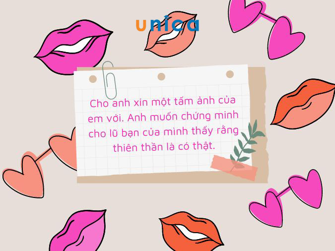 Một số câu văn tán gái lãng mạn