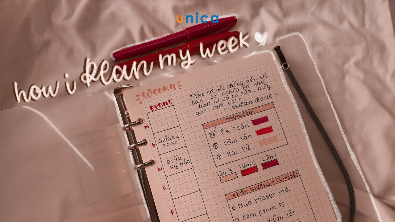 Phương pháp xây dựng kế hoạch học tập