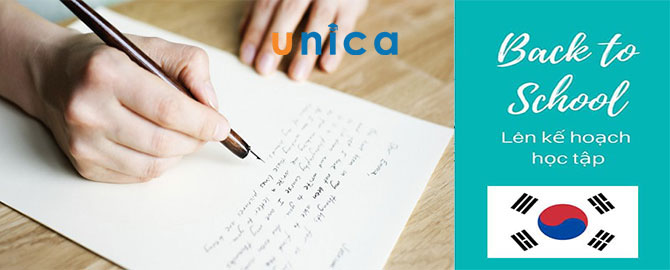 Lập bản kế hoạch học tập
