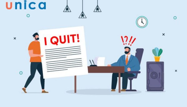 Thông báo cho quản lý biết về ý định và thời gian dừng công việc của mình