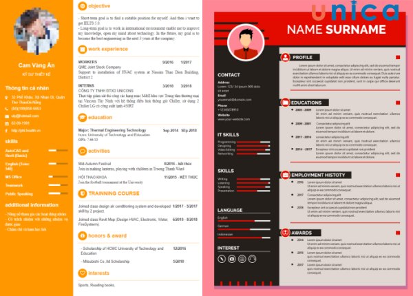 Với sinh viên mới tốt nghiệp, mẫu CV xin việc càng đơn giản càng đem lại hiệu quả