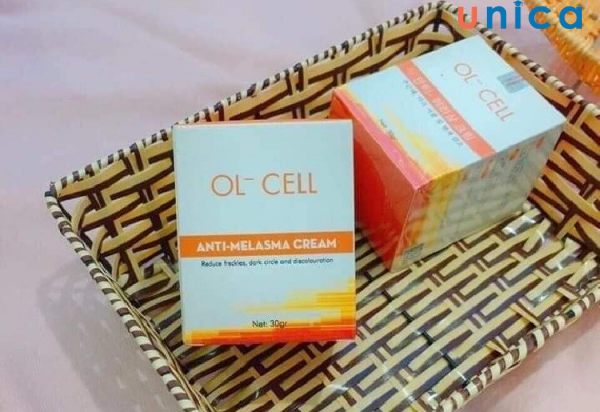 Ol cell với thành phần chính là nguyên liệu tự nhiên như atiso, trái cây, trà xanh, đậu tương, rong biển