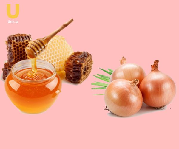 Mặt nạ hành tây và mật ong