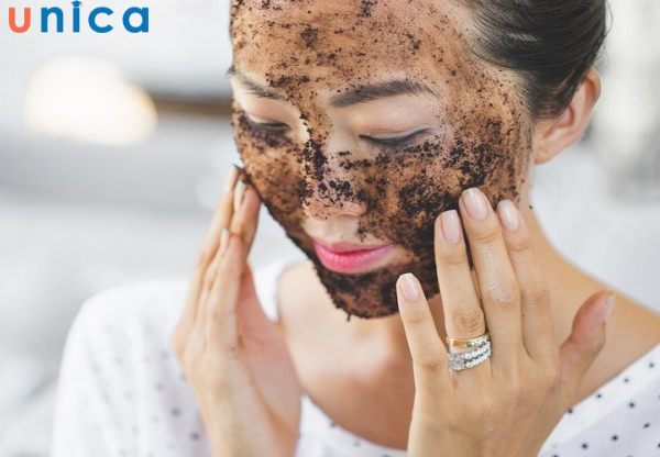 Tẩy da chết bằng bã cà phê