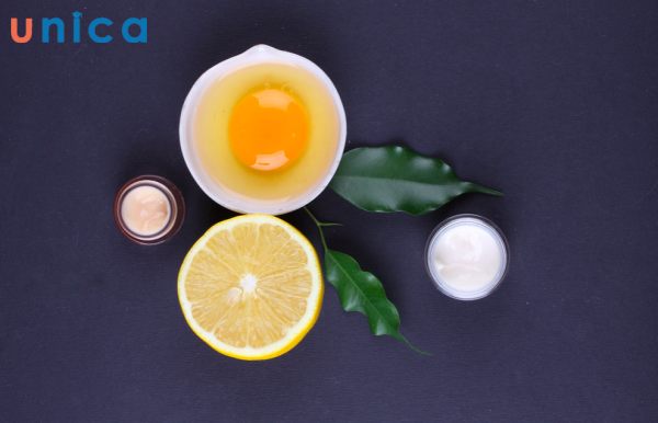 Mặt nạ trứng gà và cam
