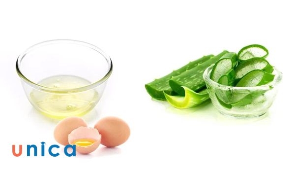 Mặt nạ trứng gà và nha đam tươi