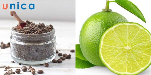 Mặt nạ chanh và cà phê giúp da sáng bóng
