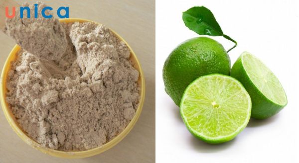 Mặt nạ cám gạo và chanh tươi cho da trắng sáng