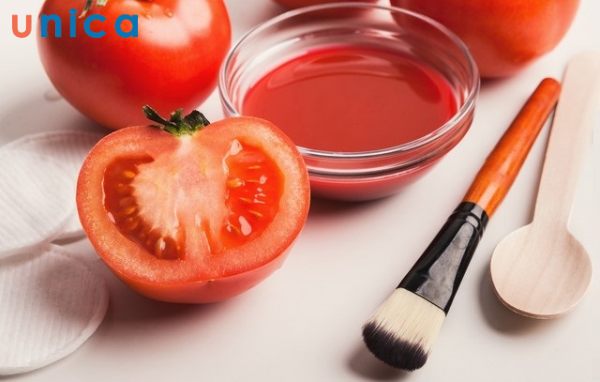Giảm nhờn bằng mặt nạ cà chua