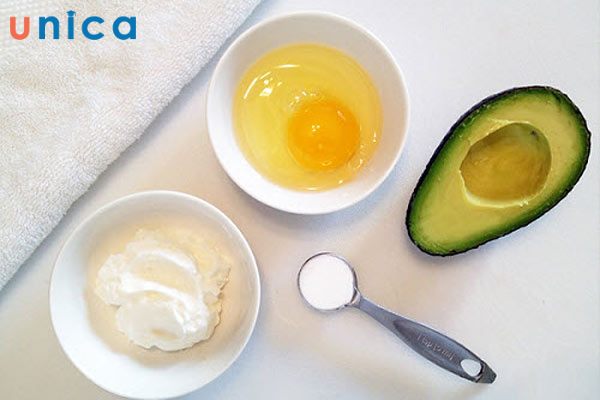 Mặt nạ bơ lòng trắng trứng gà giúp trị mụn và dưỡng da căng mịn