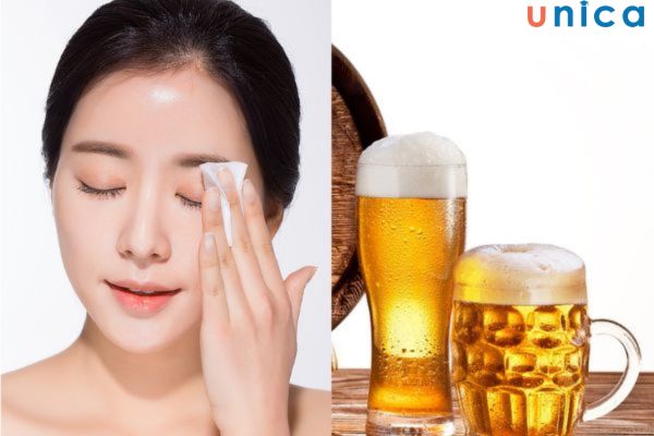 Tắm trắng da bằng bia khoảng 2 - 3 lần/ tuần