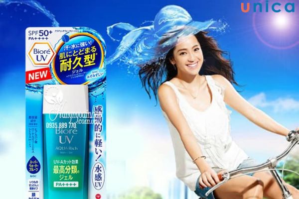 Gel Chống Nắng Màng Nước Dưỡng Ẩm Biore UV Aqua Rich Watery Gel