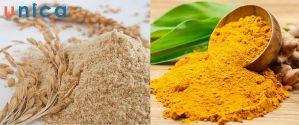 Dưỡng trắng da bằng cám gạo và nghê