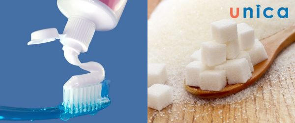 Dùng kem đánh răng trộn cùng đường để tẩy lông chân