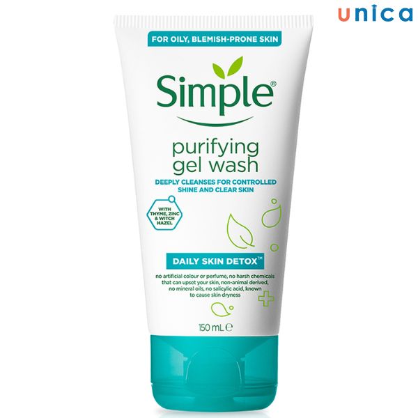 SRM Simple Purifying Gel Wash được bác sĩ da liễu khuyên dùng