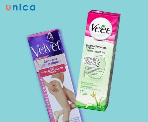 So sánh kem tẩy lông Velvet và Veet