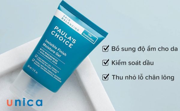 Paula’s Choice Skin Balancing Invisible Finish Moisture Gel được đánh giá là sản phẩm phù hợp với mọi loại da