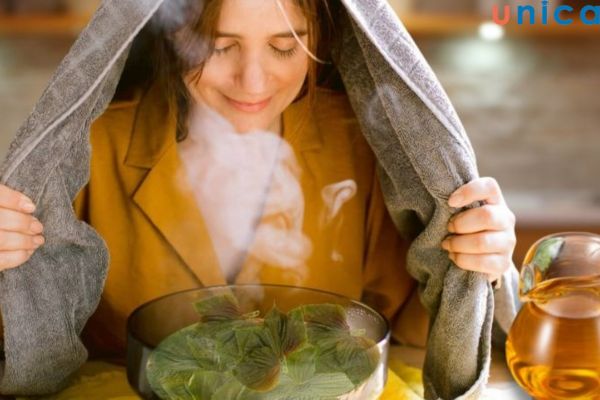 Xông hơi lá tía tô giúp cải thiện tổn thương trên da nhanh chóng