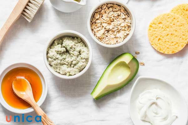 Dưỡng da bằng mặt nạ bơ, sữa chua và yến mạch