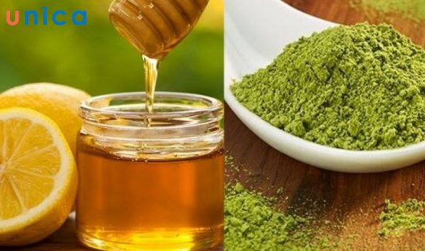 Làm đá lạnh se khít lỗ chân lông bằng trà xanh và mật ong