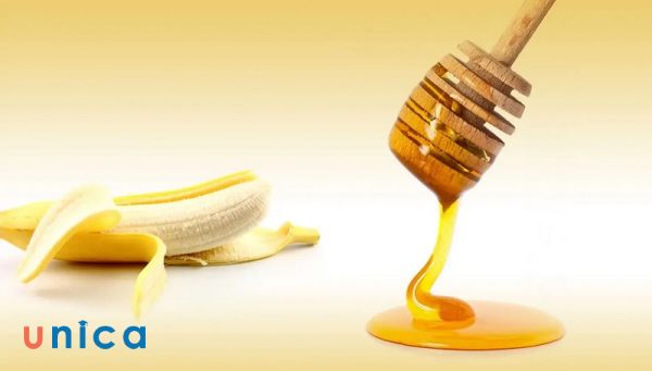Chuối xanh kết hợp với mật ong trị mụn hiệu quả