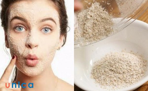 Mặt nạ yến mạch không gây hại cho da mặt