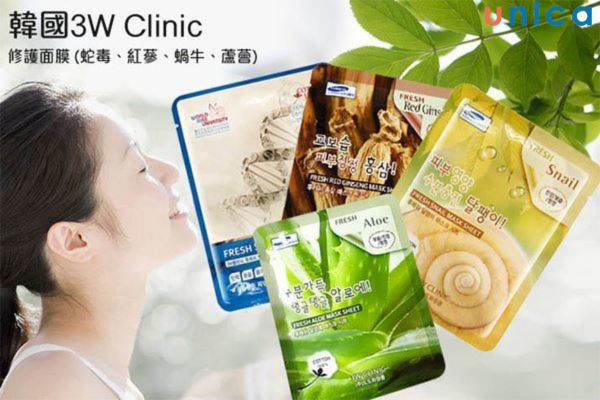 Mặt nạ giấy sáng da 3W clinic