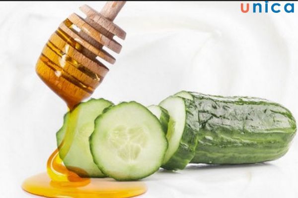 Dưa leo kết hợp với mật ong