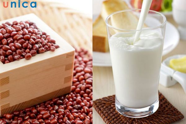 Mặt nạ bột đậu đỏ sữa tươi