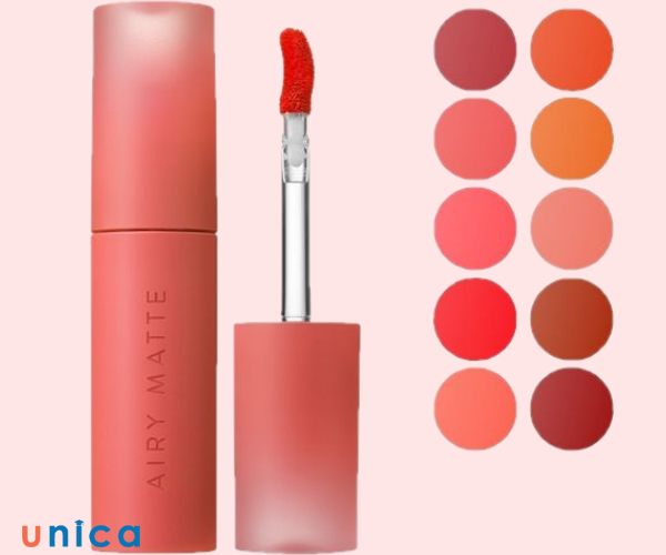 Innisfree Airy Matte Tint là dòng son Tint dạng lì siêu nhẹ môi