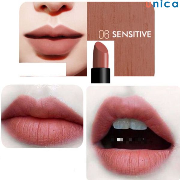 BBia 06 Sensitive Last Lipstick sở hữu gam màu cam rạng rỡ