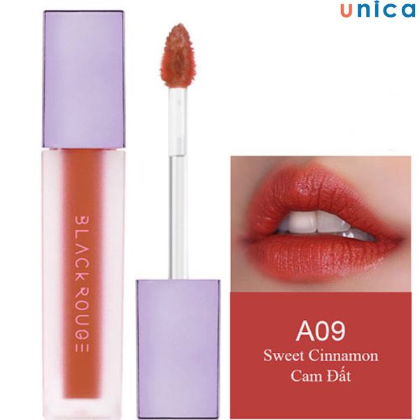 Son Black Rouge A09 có khả năng giữ màu đến 8 giờ đồng hồ