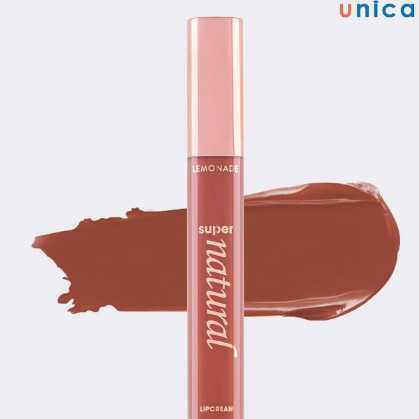 Son Lemonade Forever Young 02 - Màu Cam Đất (Lemonade SuperNatural Lip Cream)