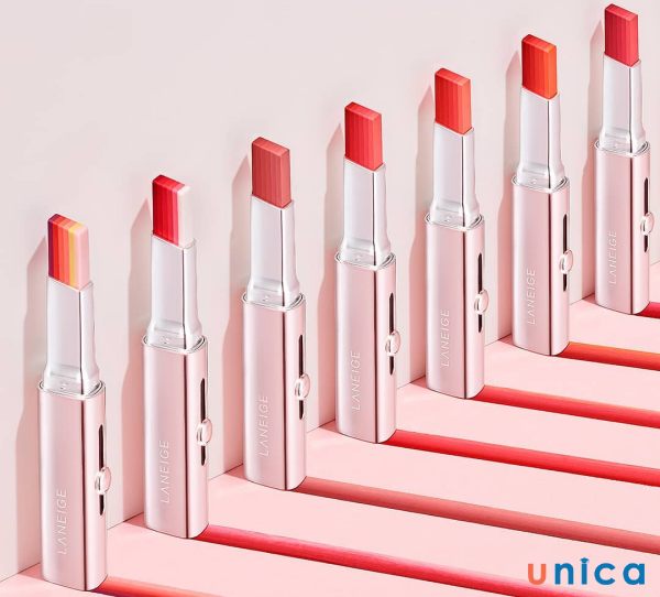 Son môi Laneige sở hữu nhiều màu sắc đẹp