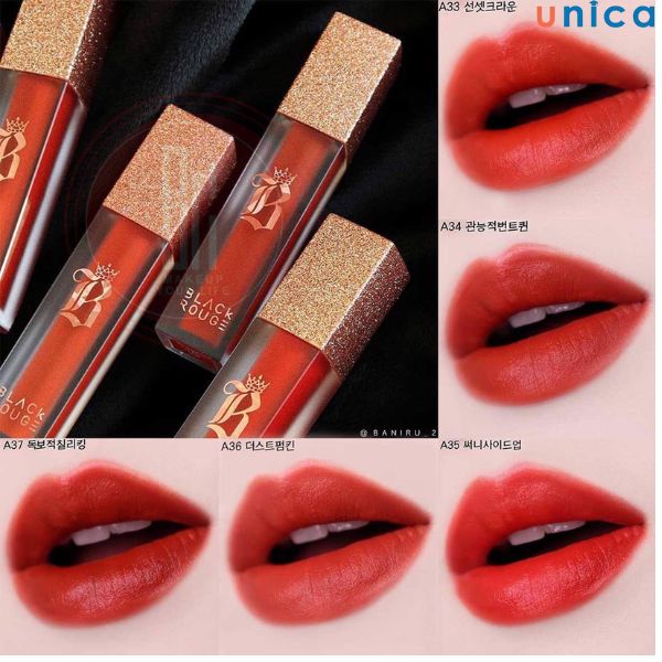 Black Rouge Air Fit Velvet Tint Ver 7 tiêu biểu trong các loại son hot hiện nay.