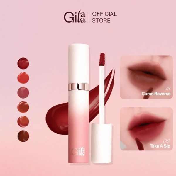 Gilla Long Wear Lip Cream Rich Rosie Collection cho đôi môi rạng rỡ