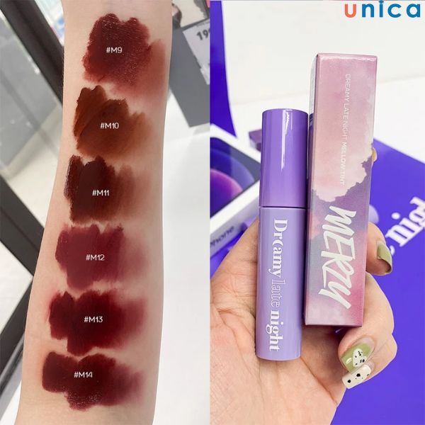 Merzy Dream Late Night Mellow Tint có thiết kế đẹp, sang trọng