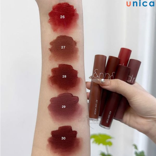 Son kem Romand Zero Velvet Tint có thiết kế tiện lợi và sang trọng