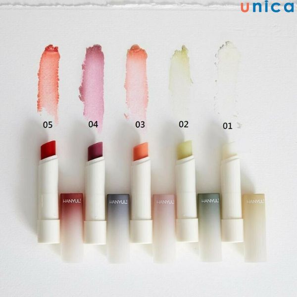 Hanyul Lip Balm Natural In Life No.5 Ja Cho có 5 màu cho bạn lựa chọn