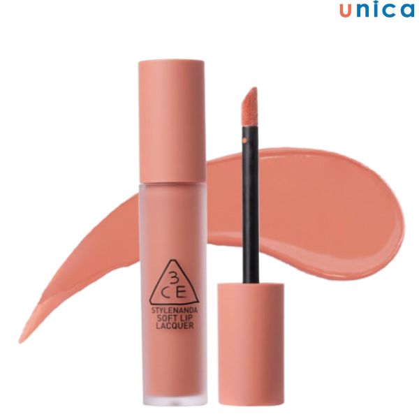 3CE Soft Lip Lacquer Neutral Avenue giúp nàng trông cực phá cách