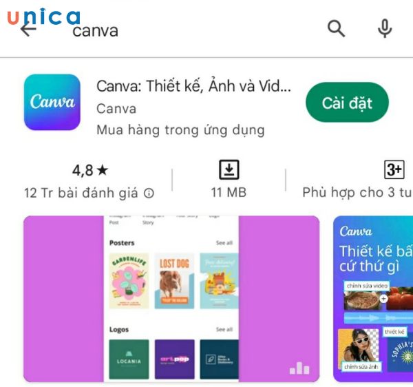 Tải Canva về điện thoại